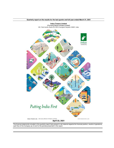 Thumbnail Indus Towers
 Quarterly Report 2021-q4