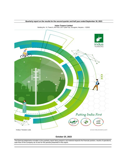 Thumbnail Indus Towers
 Quarterly Report 2023-q2