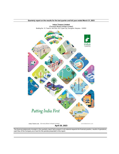 Thumbnail Indus Towers
 Quarterly Report 2023-q4