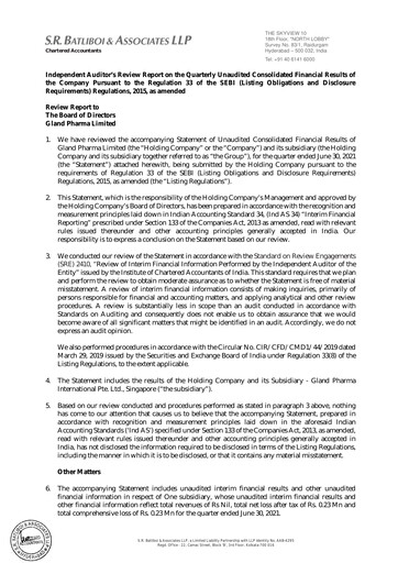 Miniature Gland Pharma
 Rapport trimestriel 2021-q1