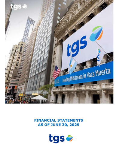 Thumbnail Transportadora de Gas del Sur Half-year Report 2025-h1