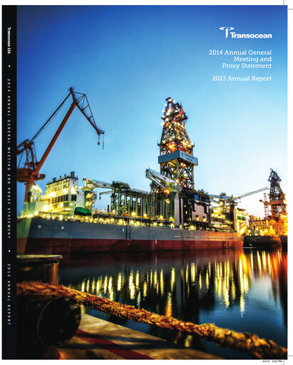 Thumbnail Transocean Annual Report 2013