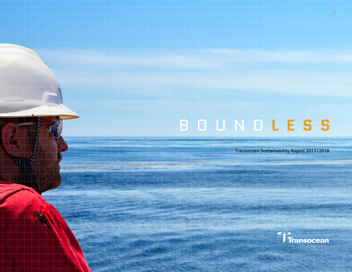 Thumbnail Transocean Sustainability Report 2017-2018