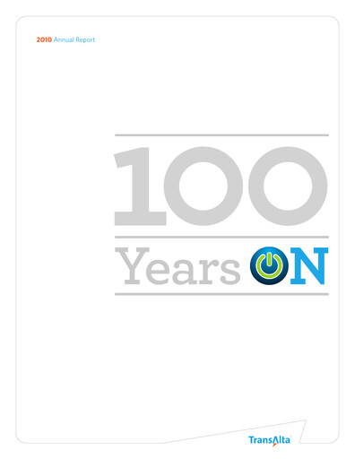 Thumbnail TransAlta Annual Report 2010