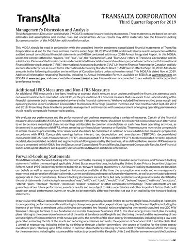 Thumbnail TransAlta Quarterly Report 2019-q3