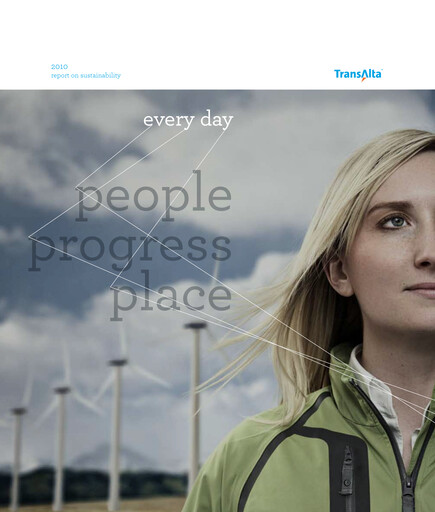 Thumbnail TransAlta Sustainability Report 2010