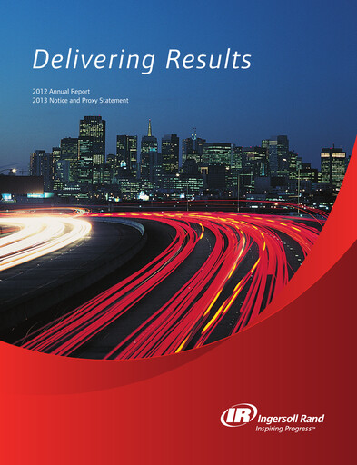 Thumbnail Trane Technologies
 Annual Report 2012