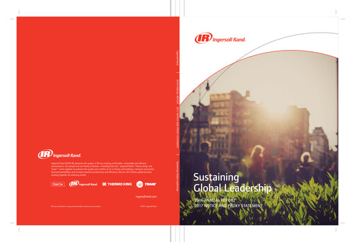 Thumbnail Trane Technologies
 Annual Report 2016