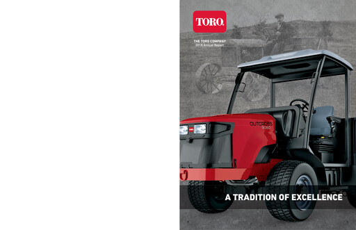 Thumbnail The Toro Company
 Annual Report 2018