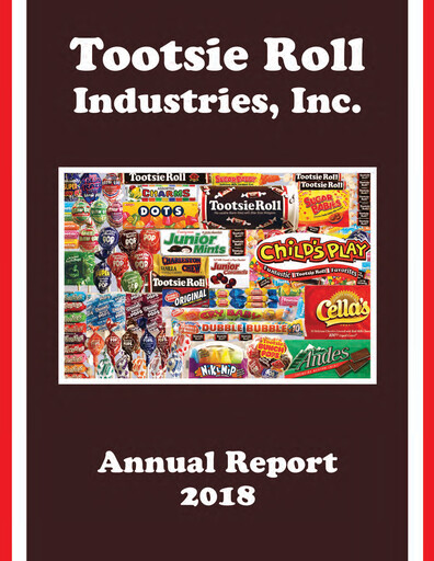 Thumbnail Tootsie Roll Industries
 Annual Report 2018