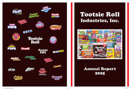Thumbnail Tootsie Roll Industries
 Annual Report 2025