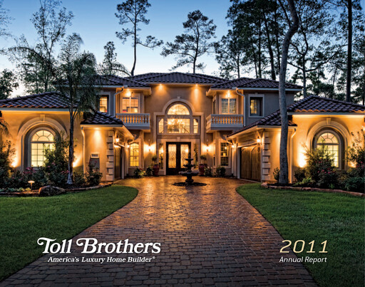 Thumbnail Toll Brothers
 Annual Report 2011