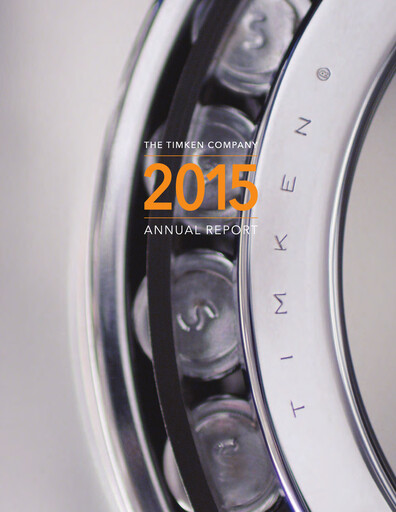 Thumbnail Timken Company
 Annual Report 2015