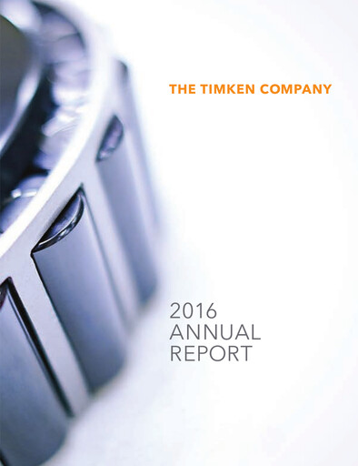 Thumbnail Timken Company
 Annual Report 2016