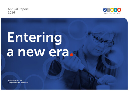 Thumbnail Zealand Pharma Annual Report 2016