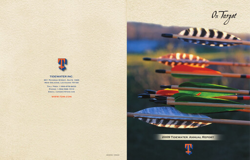 Thumbnail Tidewater Annual Report 2008-2009
