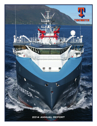 Thumbnail Tidewater Annual Report 2013-2014
