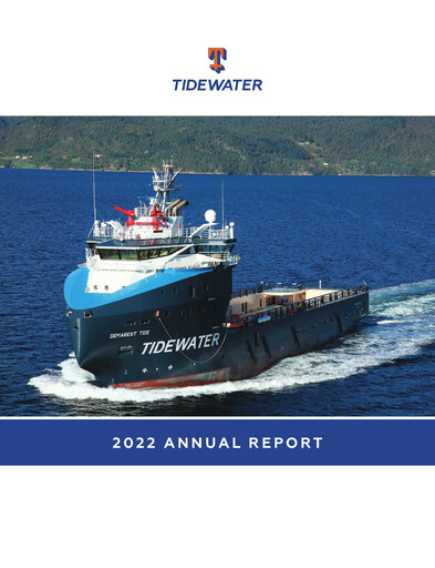 Thumbnail Tidewater Annual Report 2022