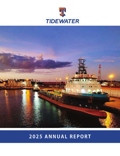 Thumbnail Tidewater Annual Report 2025