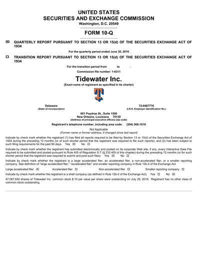 Thumbnail Tidewater Quarterly Report 2016-q2
