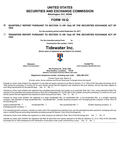 Thumbnail Tidewater Quarterly Report 2017-q3