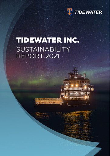 Vorschaubild Tidewater Nachhaltigkeitsbericht 2021