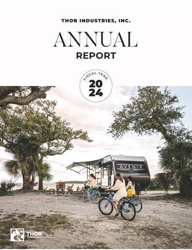 Thumbnail Thor Industries
 Annual Report 2024