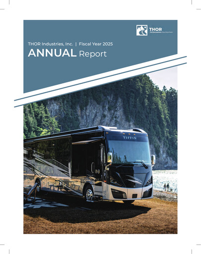Thumbnail Thor Industries
 Annual Report 2025