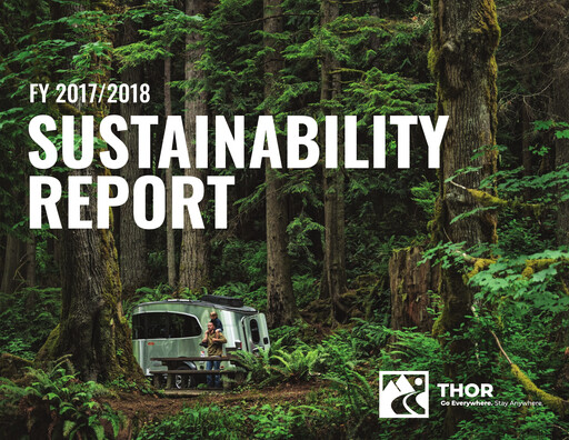 Thumbnail Thor Industries
 Sustainability Report 2017-2018