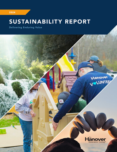 Thumbnail Hanover Insurance Group Sustainability Report 2024
