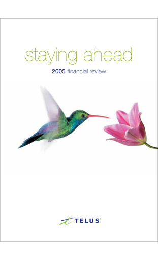 Thumbnail Telus Annual Report 2005