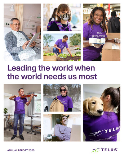 Thumbnail Telus Annual Report 2020
