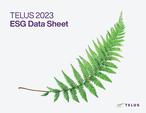 Thumbnail Telus ESG Report 2023