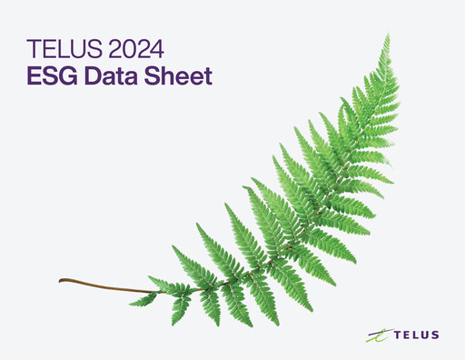 Thumbnail Telus ESG Report 2024