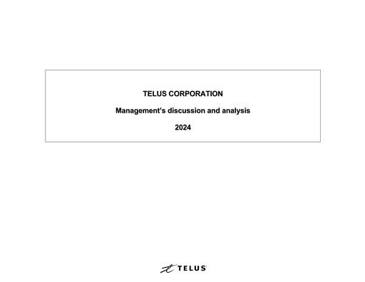 Thumbnail Telus Financial Statement 2024