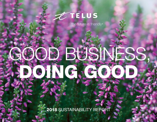Thumbnail Telus Sustainability Report 2018
