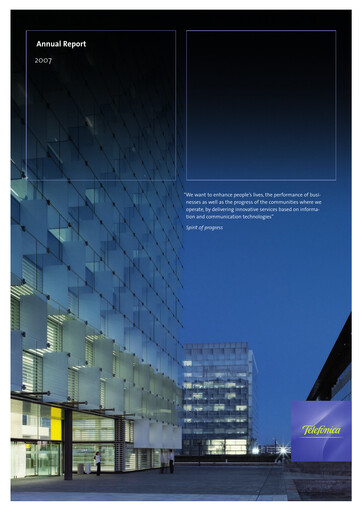 Thumbnail Telefónica Annual Report 2007