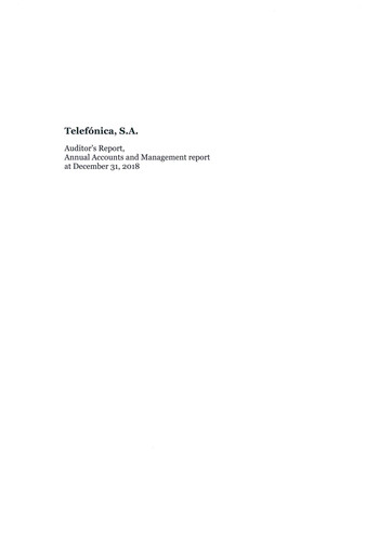 Thumbnail Telefónica Financial Statement 2018