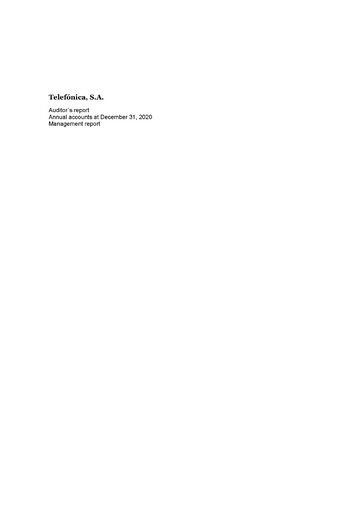 Thumbnail Telefónica Financial Statement 2020