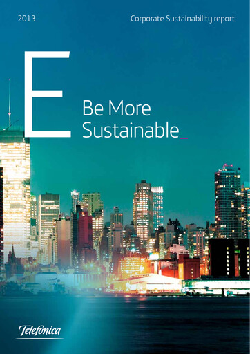 Thumbnail Telefónica Sustainability Report 2013