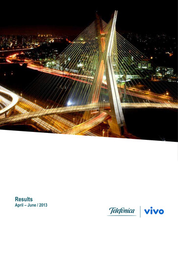 Thumbnail Telefonica Brasil Quarterly Report 2013-q2
