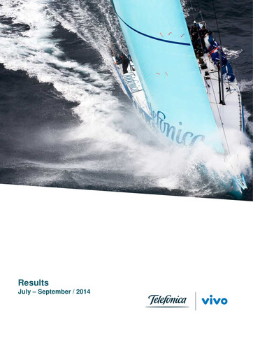 Thumbnail Telefonica Brasil Quarterly Report 2014-q3