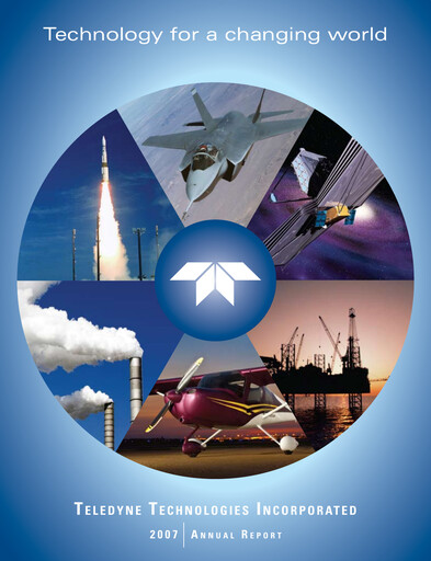 Thumbnail Teledyne Technologies Annual Report 2007