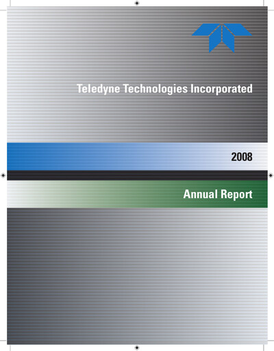Thumbnail Teledyne Technologies Annual Report 2008
