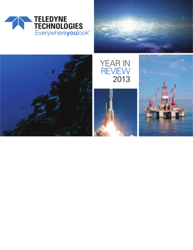 Thumbnail Teledyne Technologies Annual Report 2013