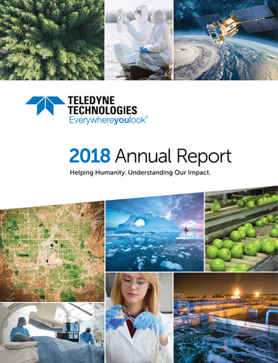 Thumbnail Teledyne Technologies Annual Report 2018