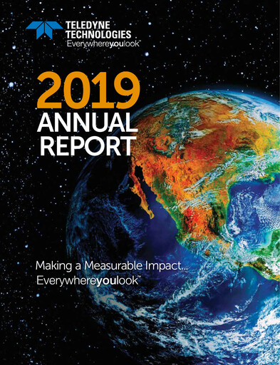 Thumbnail Teledyne Technologies Annual Report 2019