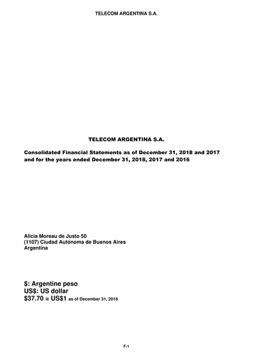 Thumbnail Telecom Argentina
 Financial Statement 2018