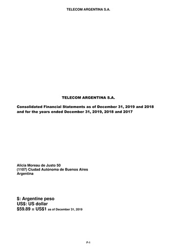 Thumbnail Telecom Argentina
 Financial Statement 2019