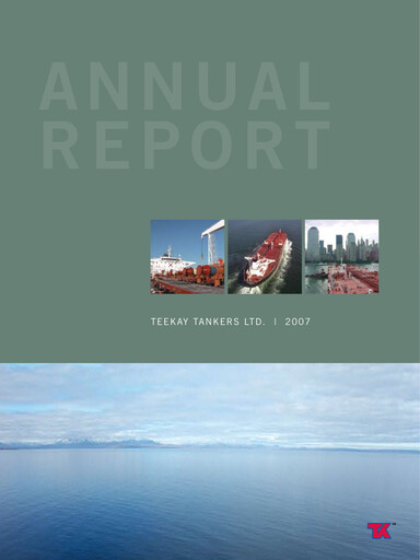 Thumbnail Teekay Tankers Annual Report 2007